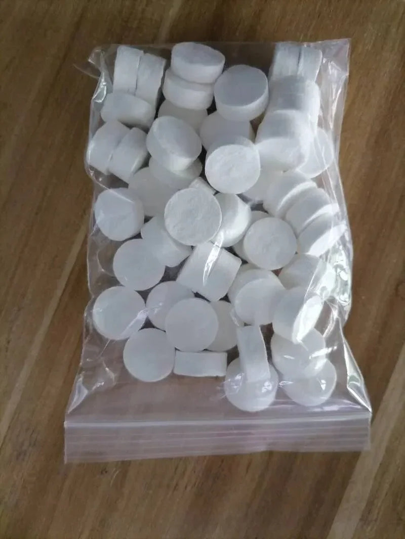 50Pcs Disposable Compressed Towel Coin Tissue Travel Portable Mini Compressed Towel for Outdoor Travel BBQ Camping Face Wipes