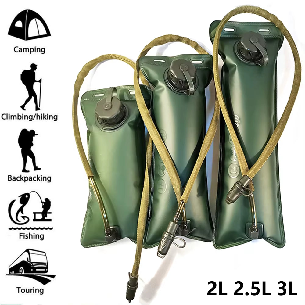 2L 2.5L 3L Water Bladder Water Reservoir Hydration Pack Storage Bag Free Folding Camping Running Hydration Vest Backpack